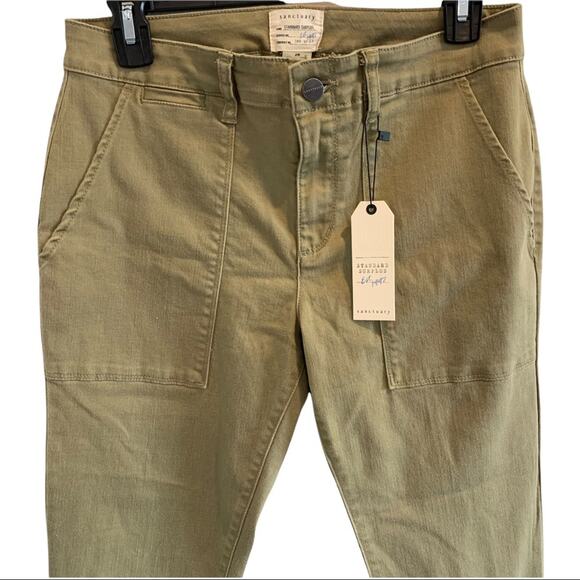 NWT Sanctuary Standard Surplus Ankle Zipper Skinny Pants Size 28 - Picture 4 of 12